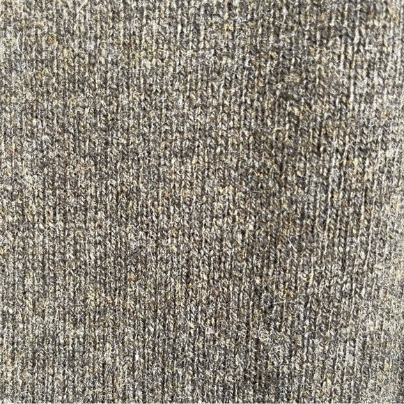 Magaschoni Men's Lambswool Sweater Olive Green Crew Neck Wool Warm 2XL  XXL T - Picture 5 of 6